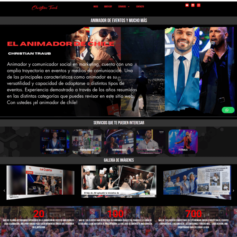 pagina web urgente Imagen web tradicional (el animador)
