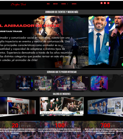 Captura pantalla elanimador.cl