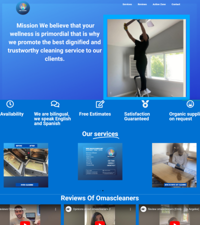 Imagen pantalla Omascleaners